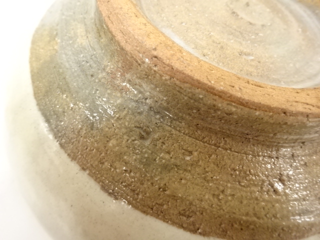  奥村考山造　粉引　水指